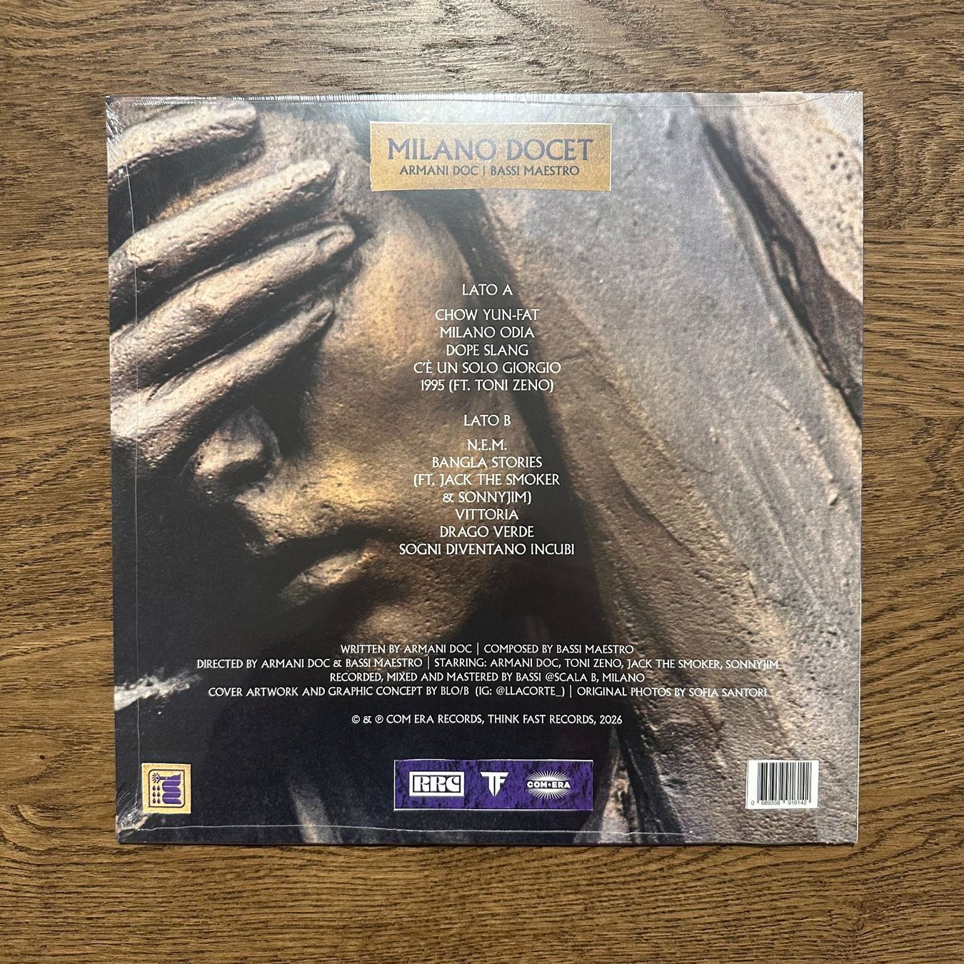 Dischi in vinile: Armani Doc + Bassi Maestro - Milano Docet LP – Usato da Viganello venduto da md__2rd2 1