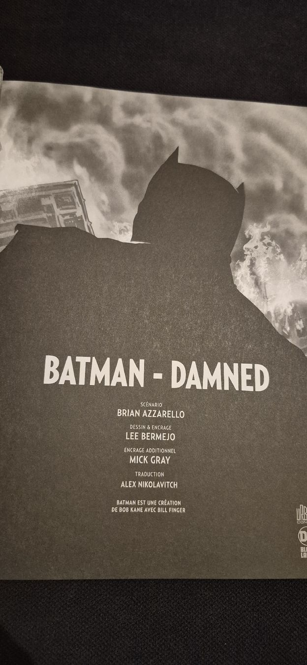 Fumetti: BATMAN DAMNED COMICS DC BLACK LABEL COLLECTOR RÉCIT COMPLET – Usato da Grand-Lancy venduto da luc111 3