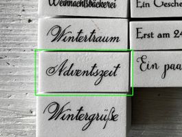 LaBlanche Stempel Spruch 'Adventszeit' - 1-teilig