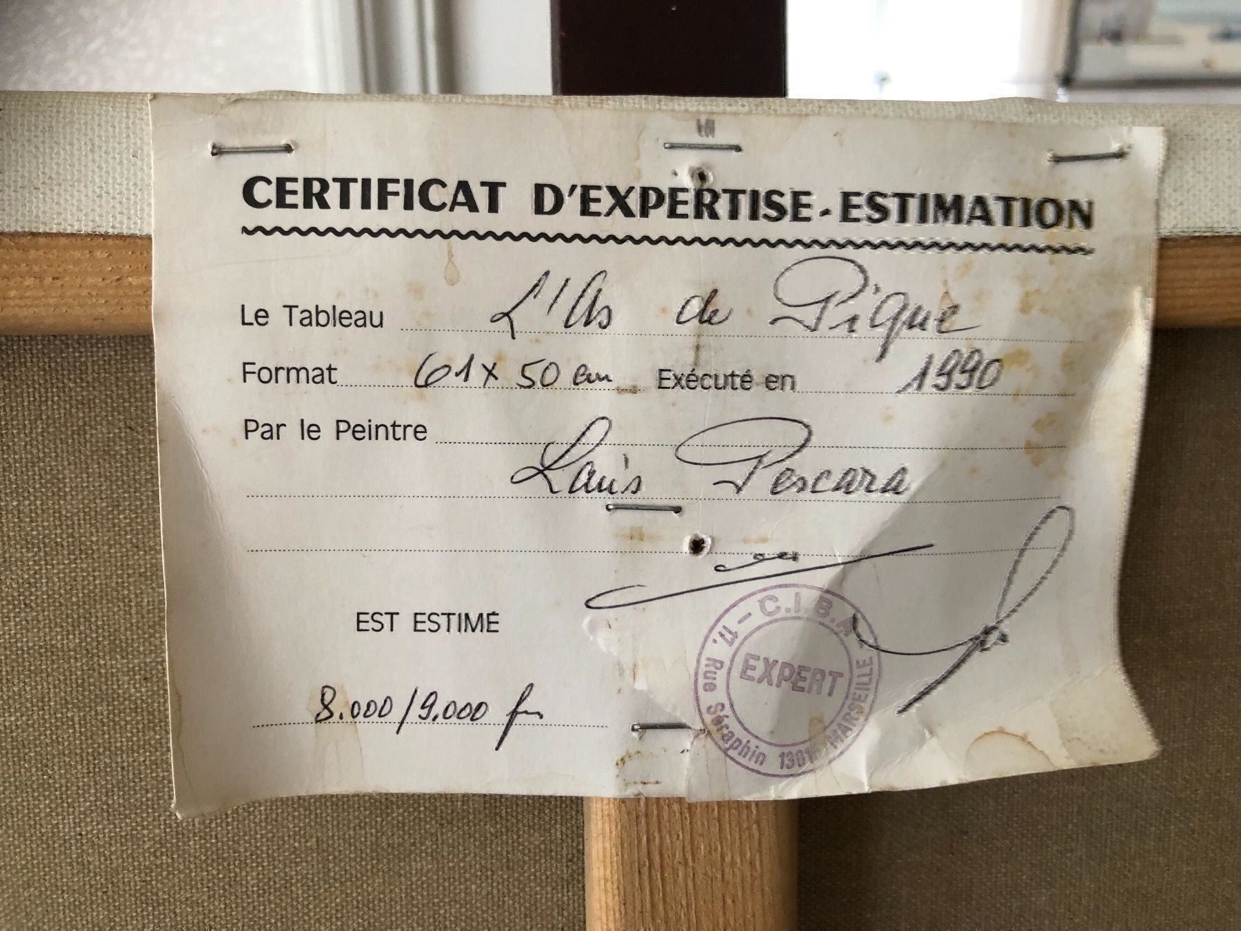 Dipinti: Pescara Louis 1920 – Usato da Grosshöchstetten venduto da Perle1951 3