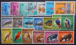 Guyana British Lot mit alten Werten Lot VIII