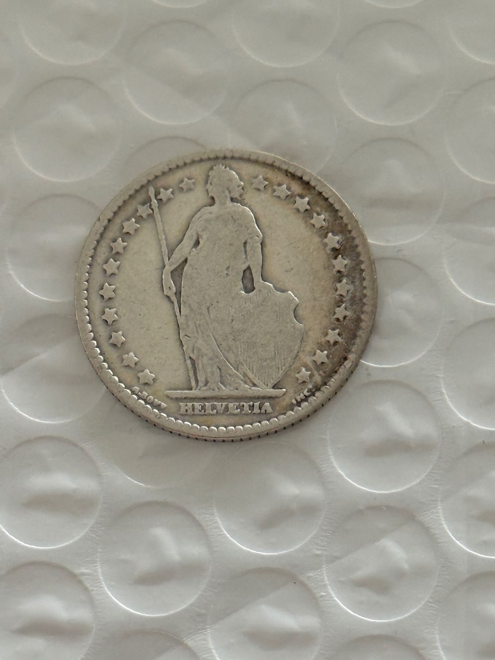 Tutti le monete: 1 Franken 1899  Silber, Rar – Usato da Wallisellen venduto da SWISS_SILVER1 1