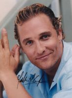 Original Autogramm MATTHEW MCCONAUGHEY auf Großfoto