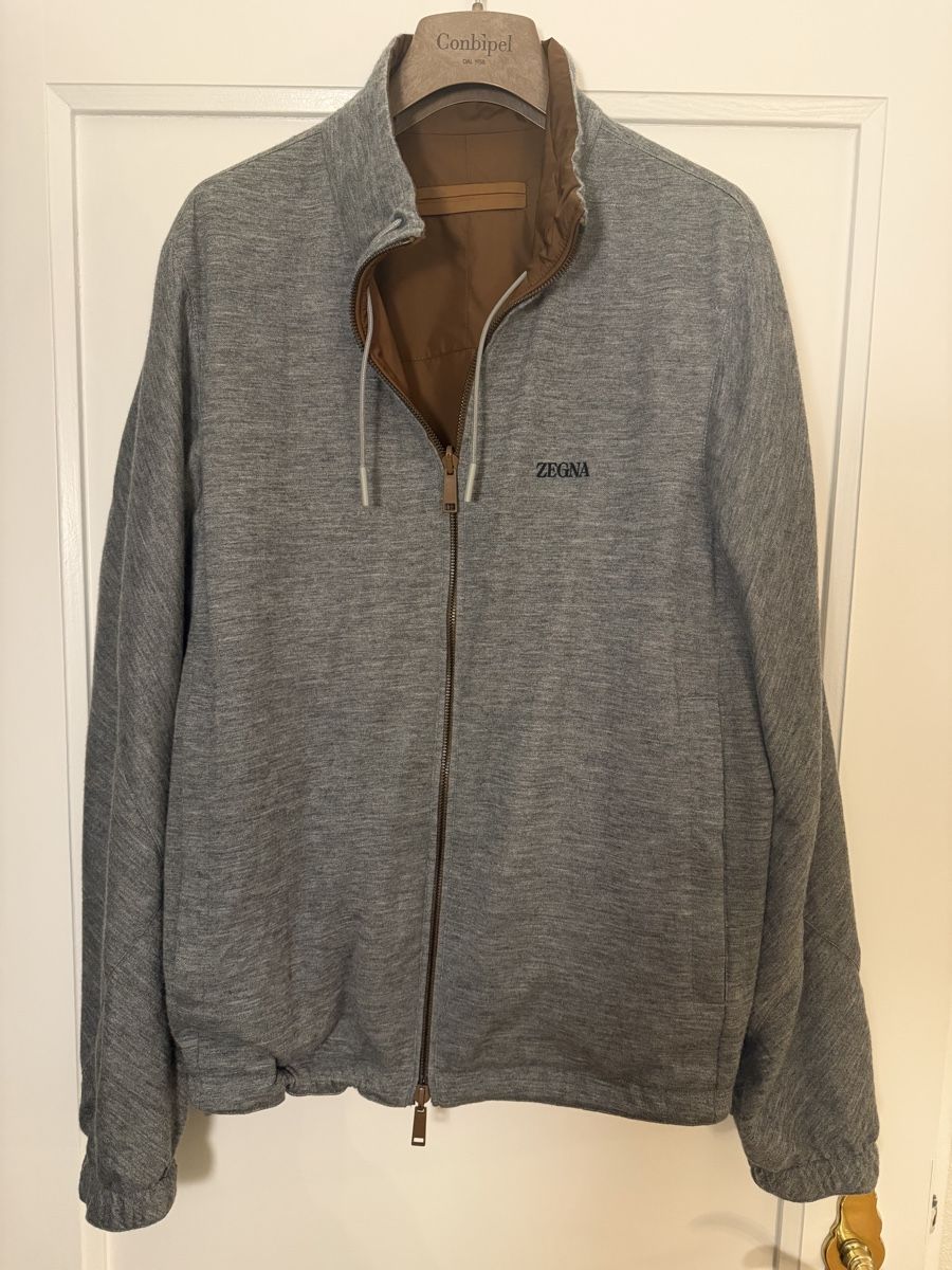 Zegna Giacche: Zegna wendbare Jacke Kaschmir und Microfaser – Usato da Zürich venduto da Glamour2019 2