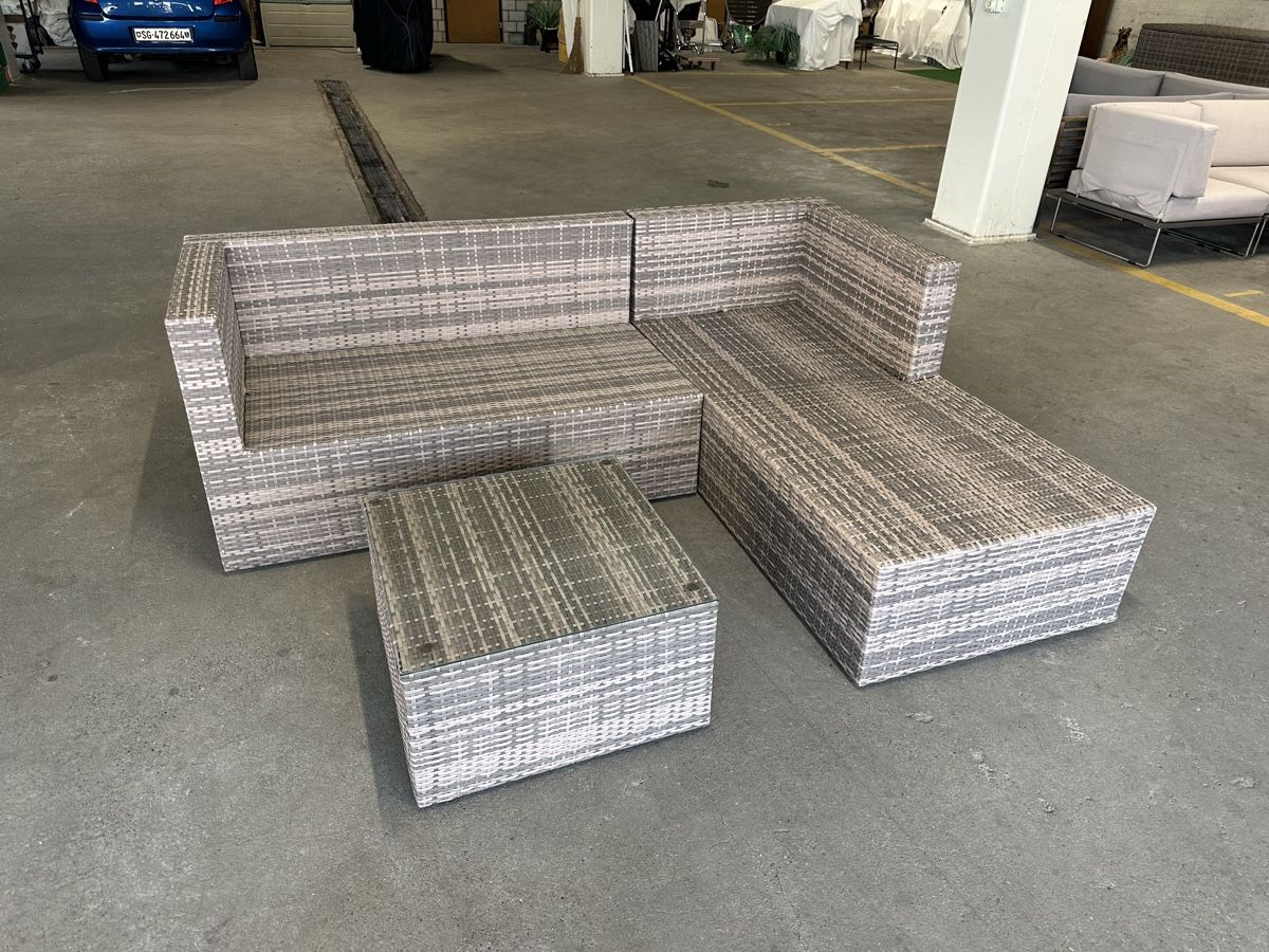 Divani: Gartenlounge Rattan 3-tlg Gartenmöbel – Usato da Steinach venduto da EvAy_Trade_2023 1