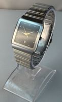 Rado DiaStar Unisex Uhr Schwarz Datum 28mm Neue Batterie