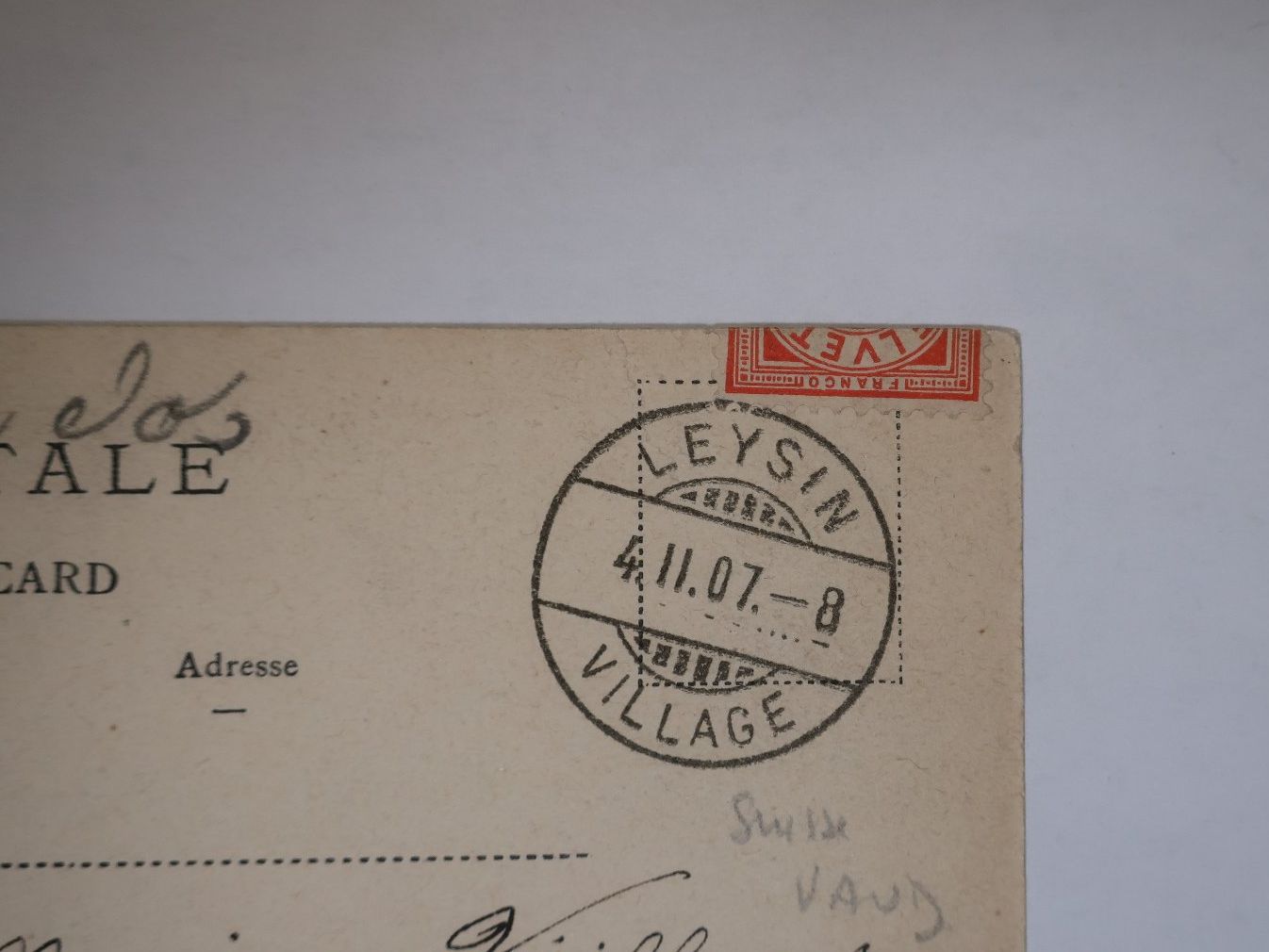 Cartoline postali: Leysin et la Dent du Midi 1907 – Usato da Cormoret venduto da Pascalll2001 4