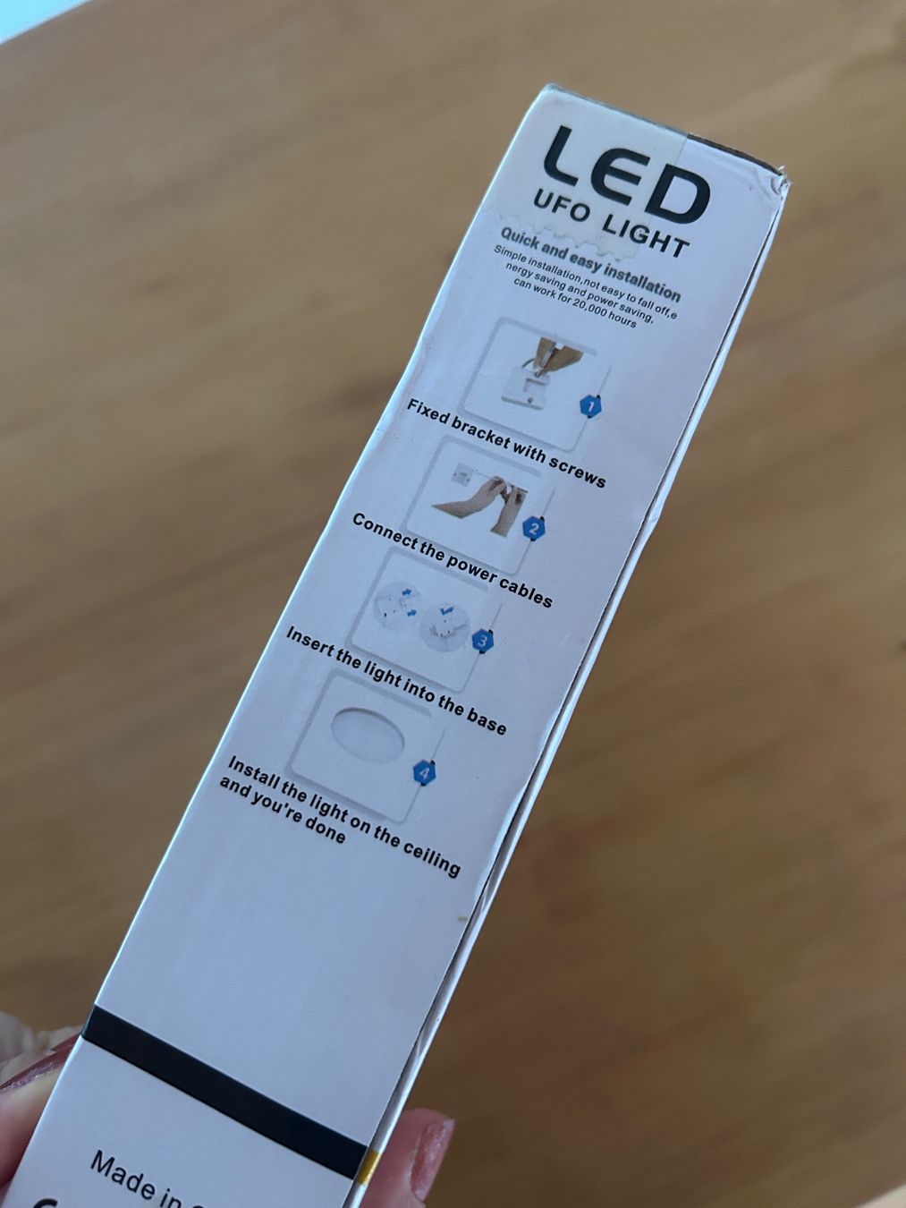 Lampadari & plafoniere: LED UFO Light – 24W Deckenleuchte | Weiss – Nuovo e nell'imballaggio originale da Illnau venduto da Monkky 3