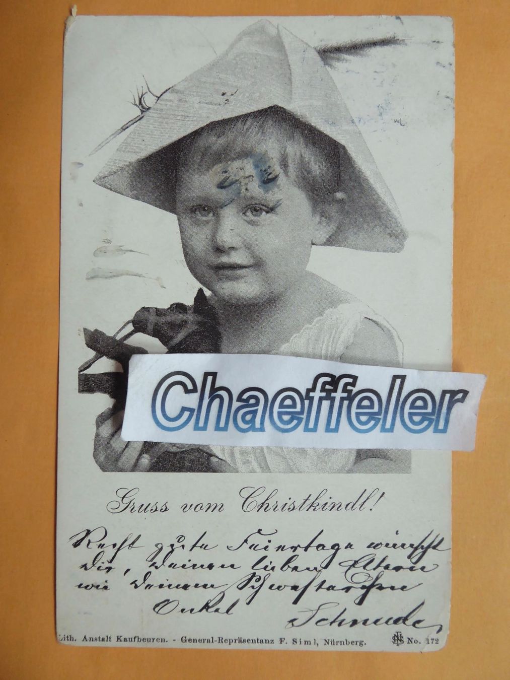 Cartoline postali: Gruss vom Chritchindel! – Usato da Zürich venduto da Chaeffeler