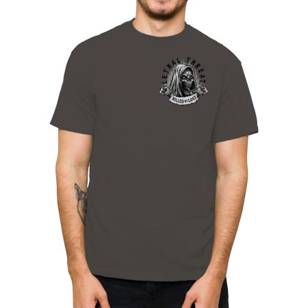 T Shirt XL Killed By Lust Men's Gray