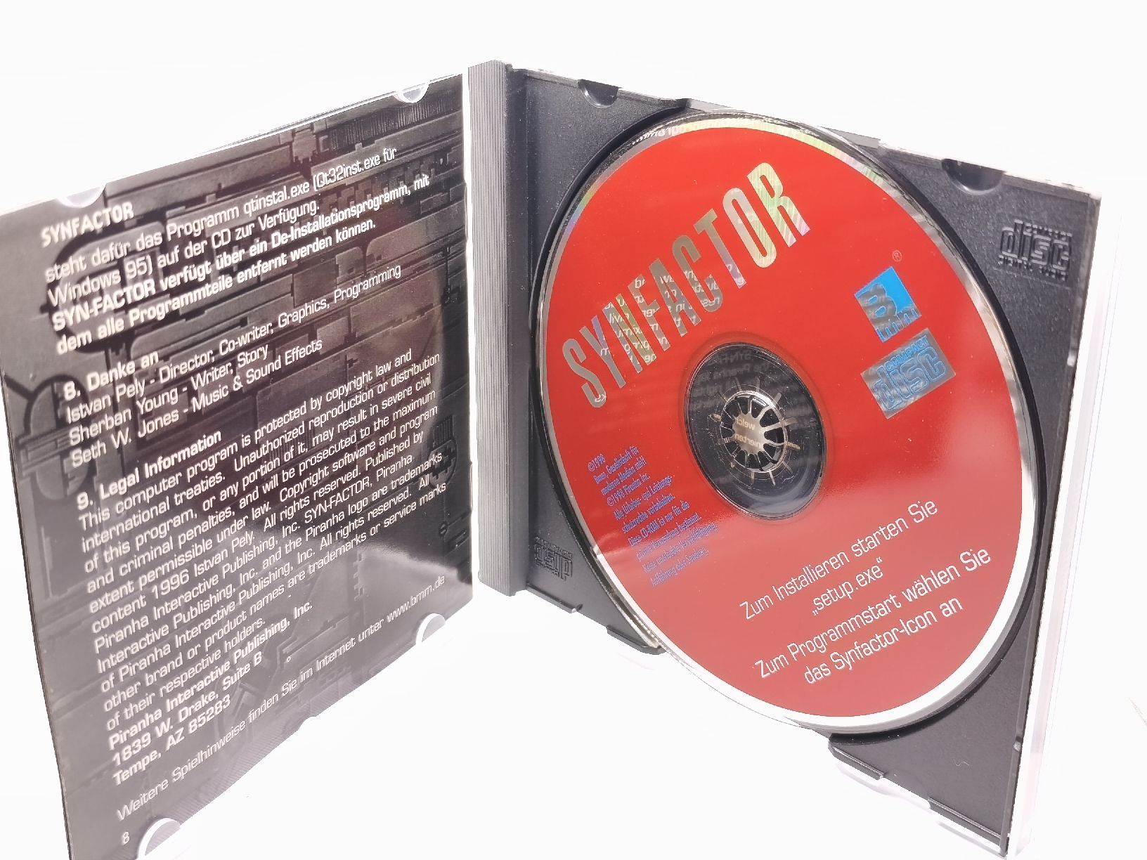 Microsoft Spiele: SYNFACTOR Jeu PC Windows 95 CD-ROM bon état – Gebraucht aus Conthey von Th3gr4yf0x 2