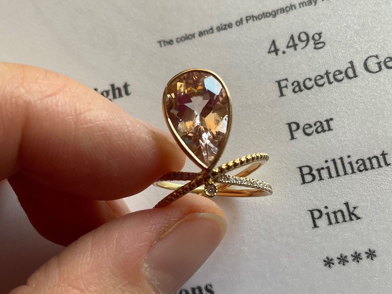 Anelli: Goldring Morganit 3.65ct Diamanten – Nuovo (secondo la descrizione) da Bern venduto da Steinfieber 2