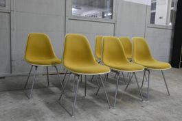7Stk. Herman Miller DSX Stühle Fiberglas Eames