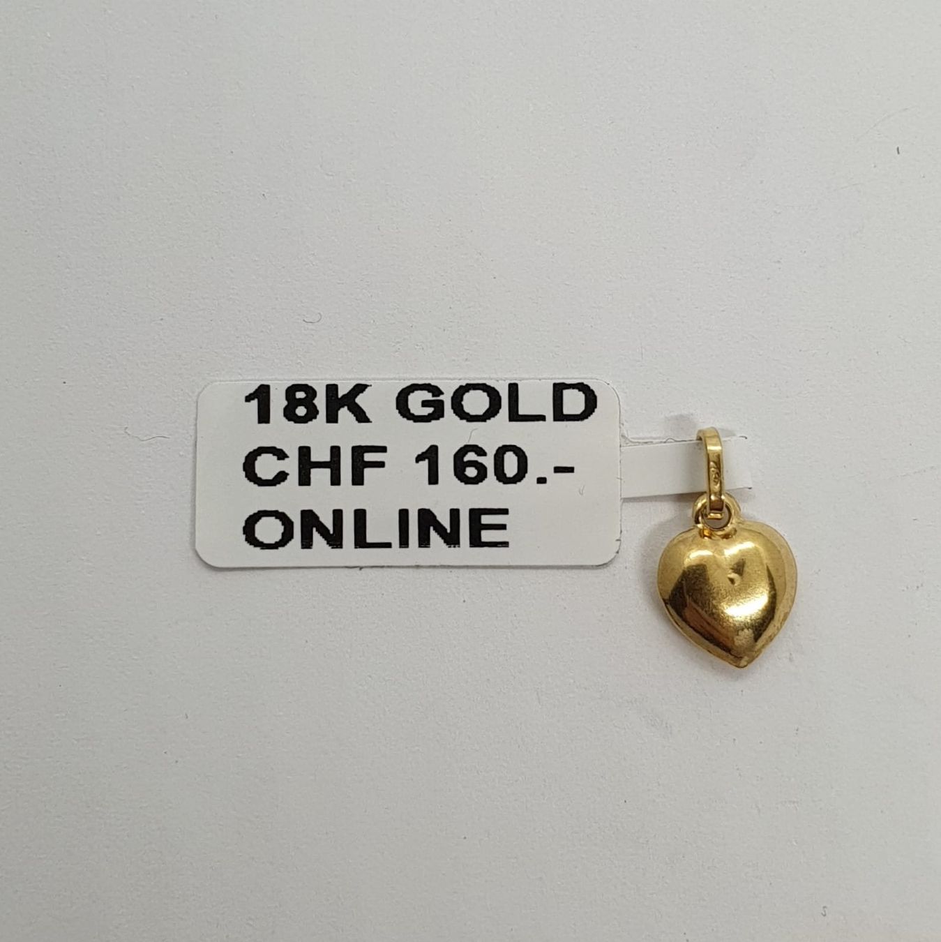 Ciondoli: Echt 18K Gold - Herz Anhänger – Usato da Luzern venduto da Goldhaus-Luzern 2