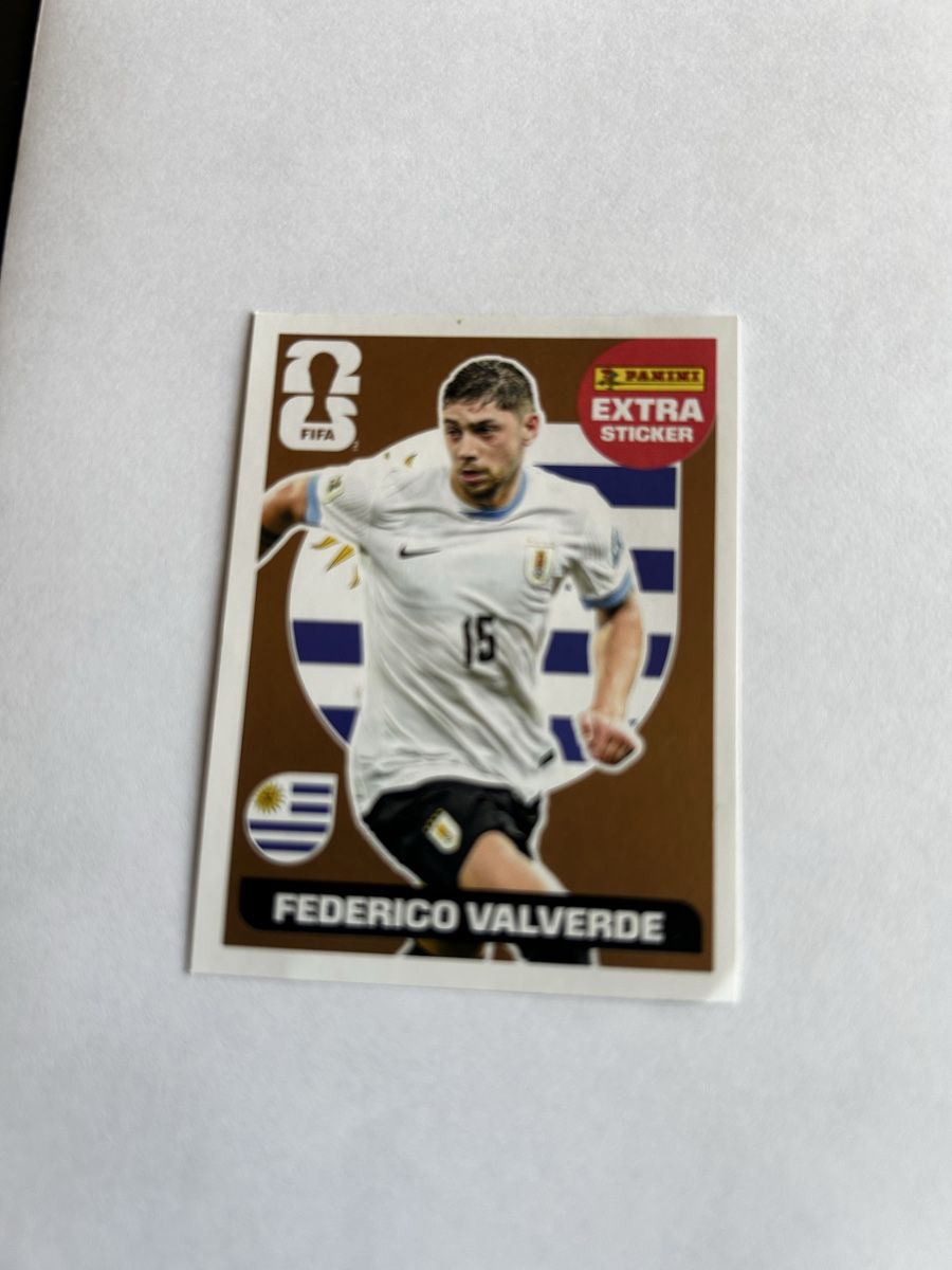 Panini Carte collezionabili: Federico Valverde WM 2026 Bronze Extra Sticker – Nuovo e nell'imballaggio originale da Kestenholz venduto da xara03