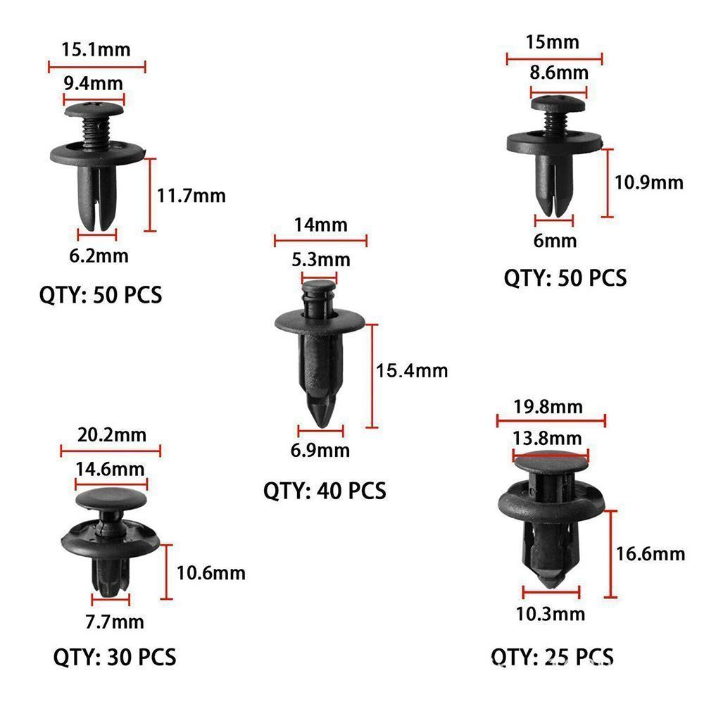 Tutti i ricambio: auto,Clips fixation 680 pcs Befestigungsclips 680 Stk. – Nuovo e nell'imballaggio originale da Delemont venduto da Superchoice 1