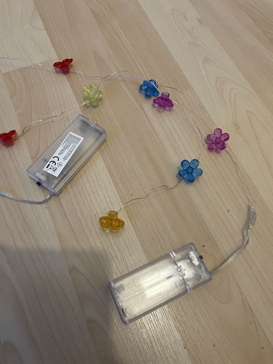 Ghirlande e barre luminose: 2 Blumenlichterketten – Nuovo (secondo la descrizione) da Langendorf venduto da PetLuna 1