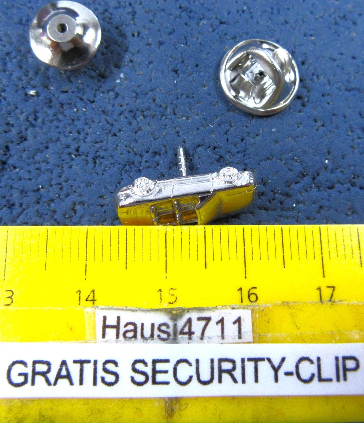 Audi Placchette & Badge: Audi 80 Cabriolet 3d silbrig pin MIT Security-clip – Usato da Ettingen venduto da Hausi4711 2