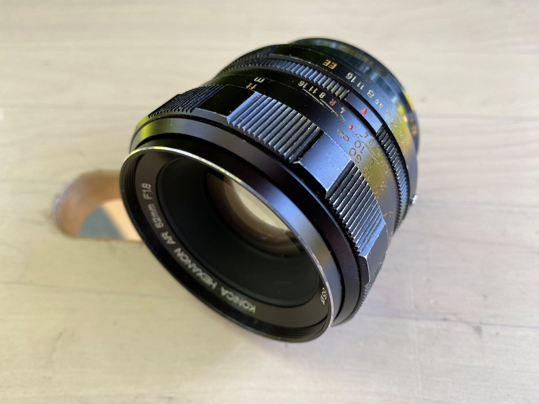 Konica Obiettivi: Konica Hexanon AR 52mm F1.8 Objektiv – Usato da Feldbach venduto da Olive1