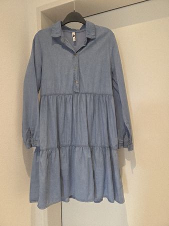 Kleid gr. S Demin look/ baumwolle