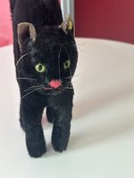 Große antike Steiff Katze/Kater mit Buckel