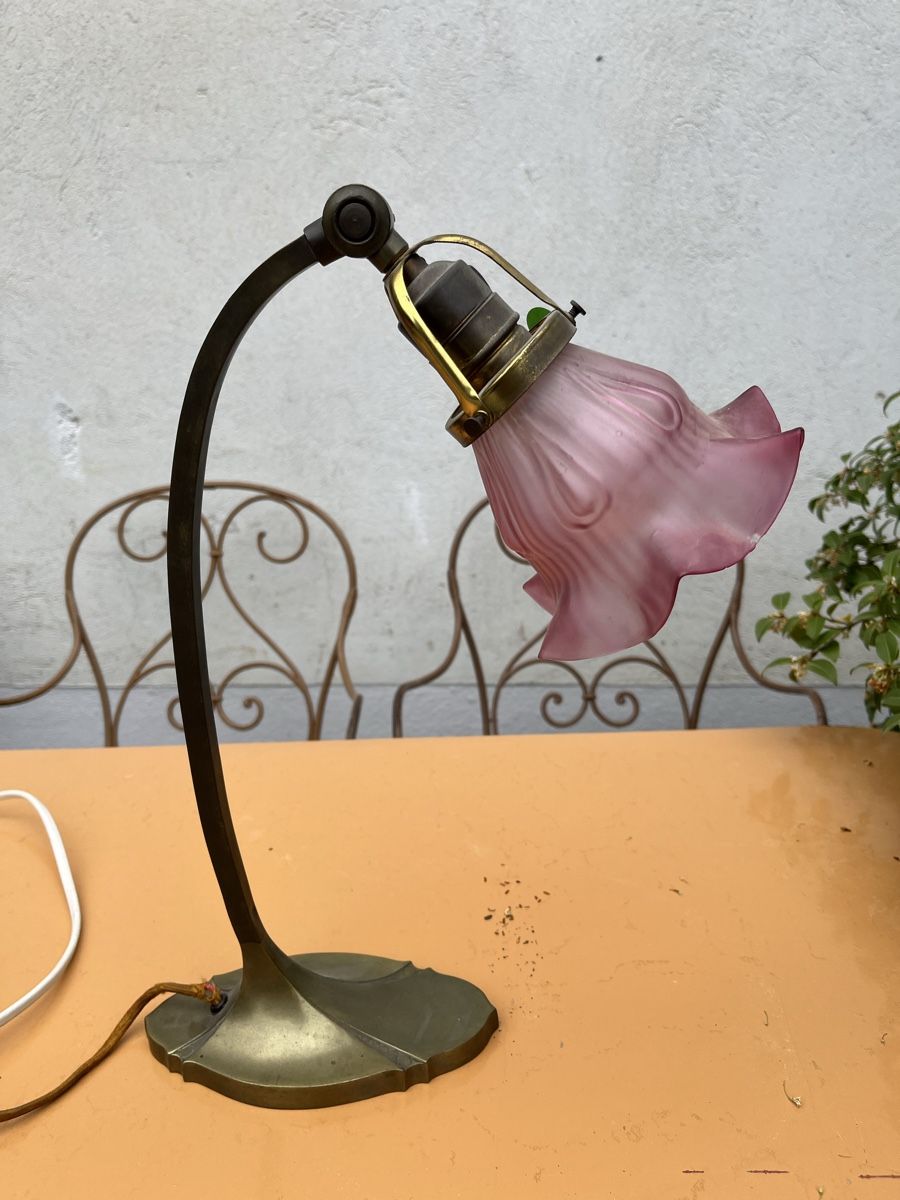 Lampade: Vintage Blumen-Lampe – Usato da Otelfingen venduto da Yossi-68