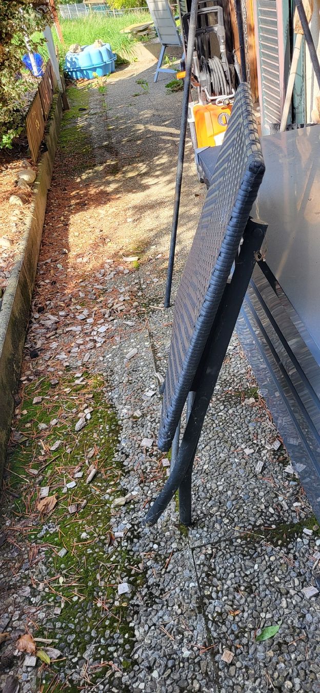 Tavoli: Rattanklapptisch für Balkon oder Garten – Usato da Leimiswil venduto da Wolf8111 1