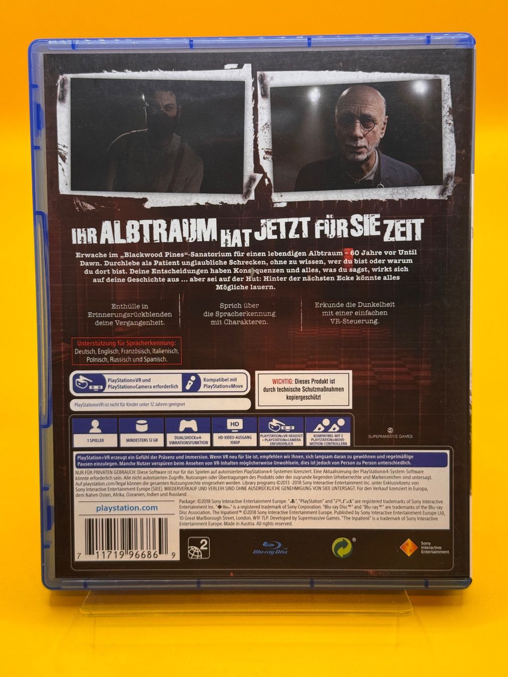 Sony Giochi: PS4 The Inpatient VR Horrorspiel – Usato da Oberwil b. Zug venduto da silver2024 1