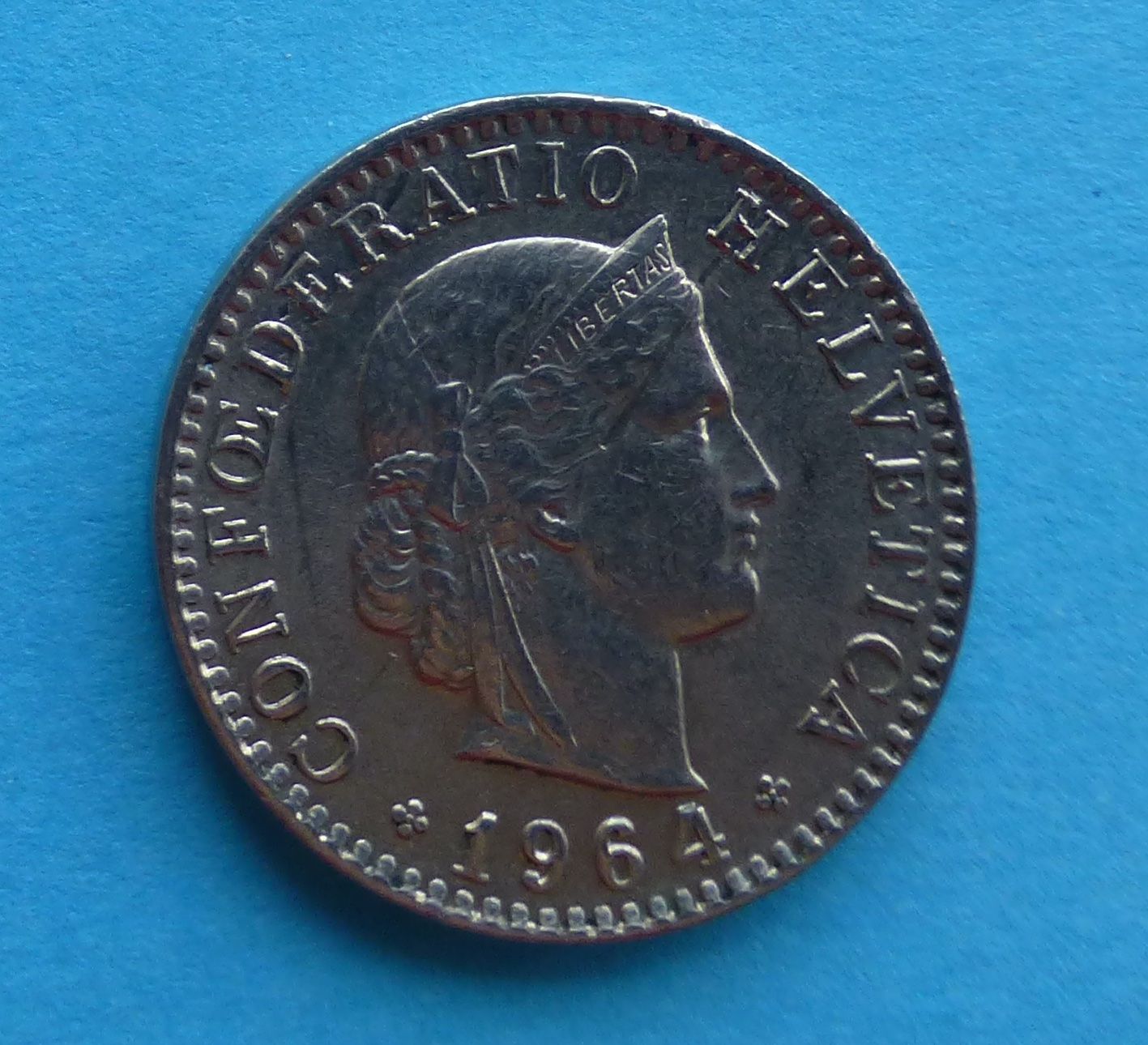 Tutti le monete: 20 Rappen 1964 – Usato da Niederglatt ZH venduto da Viktor1949 1