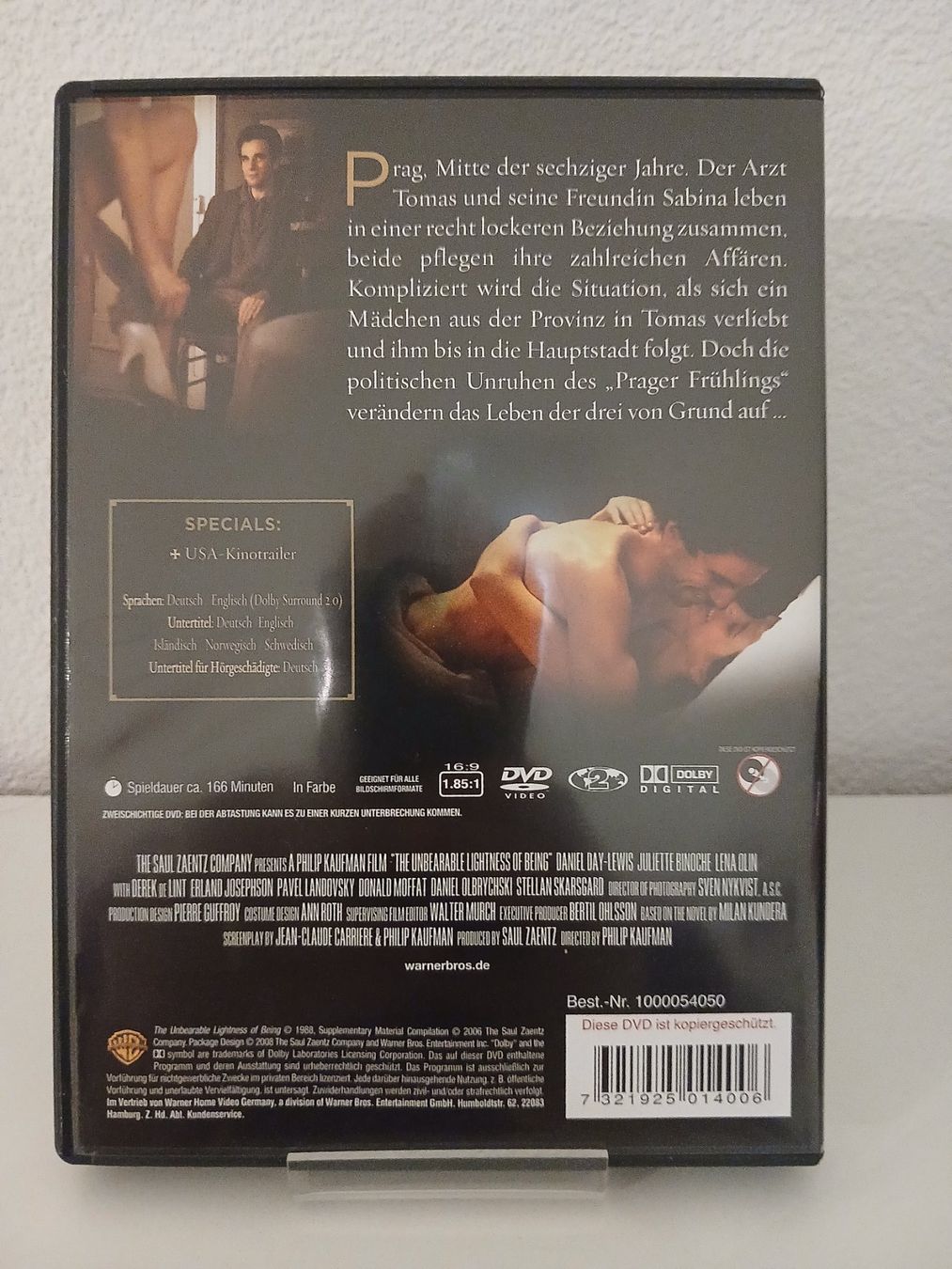 Tutti i DVDs: Die unerträgliche Leichtigkeit des Sein – Usato da St. Margrethen SG venduto da SamusAran 1
