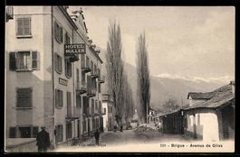 AK Brigue, Avenue de Gliss, Hotel Muller
