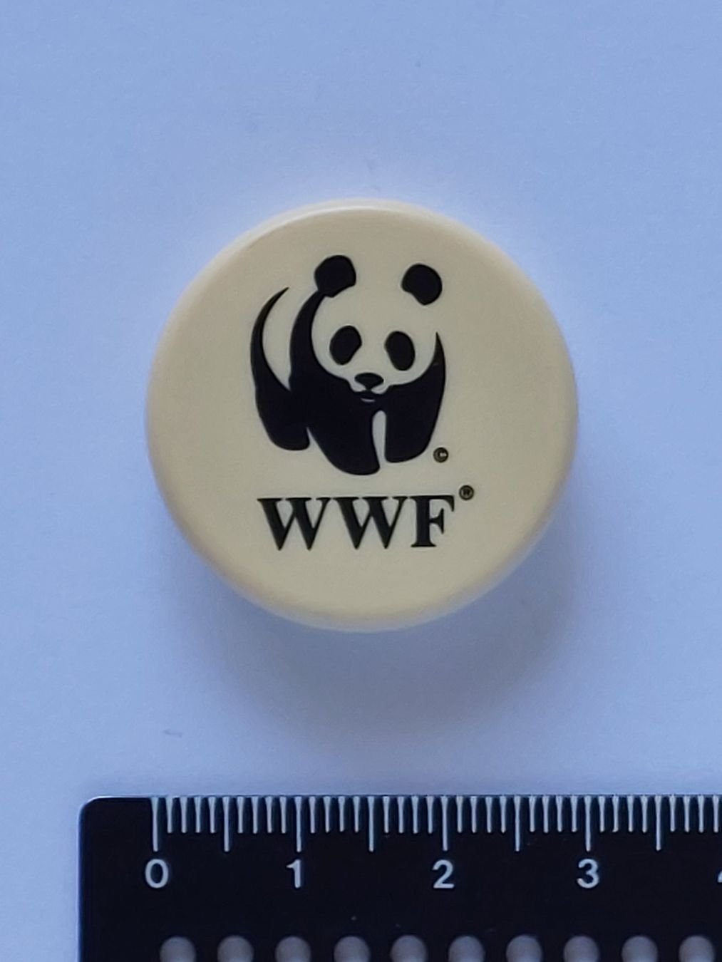 Calamite: Kühlschrankmagnet "WWF" mit Pandabär – Usato da Liebefeld venduto da Helveticus6 2
