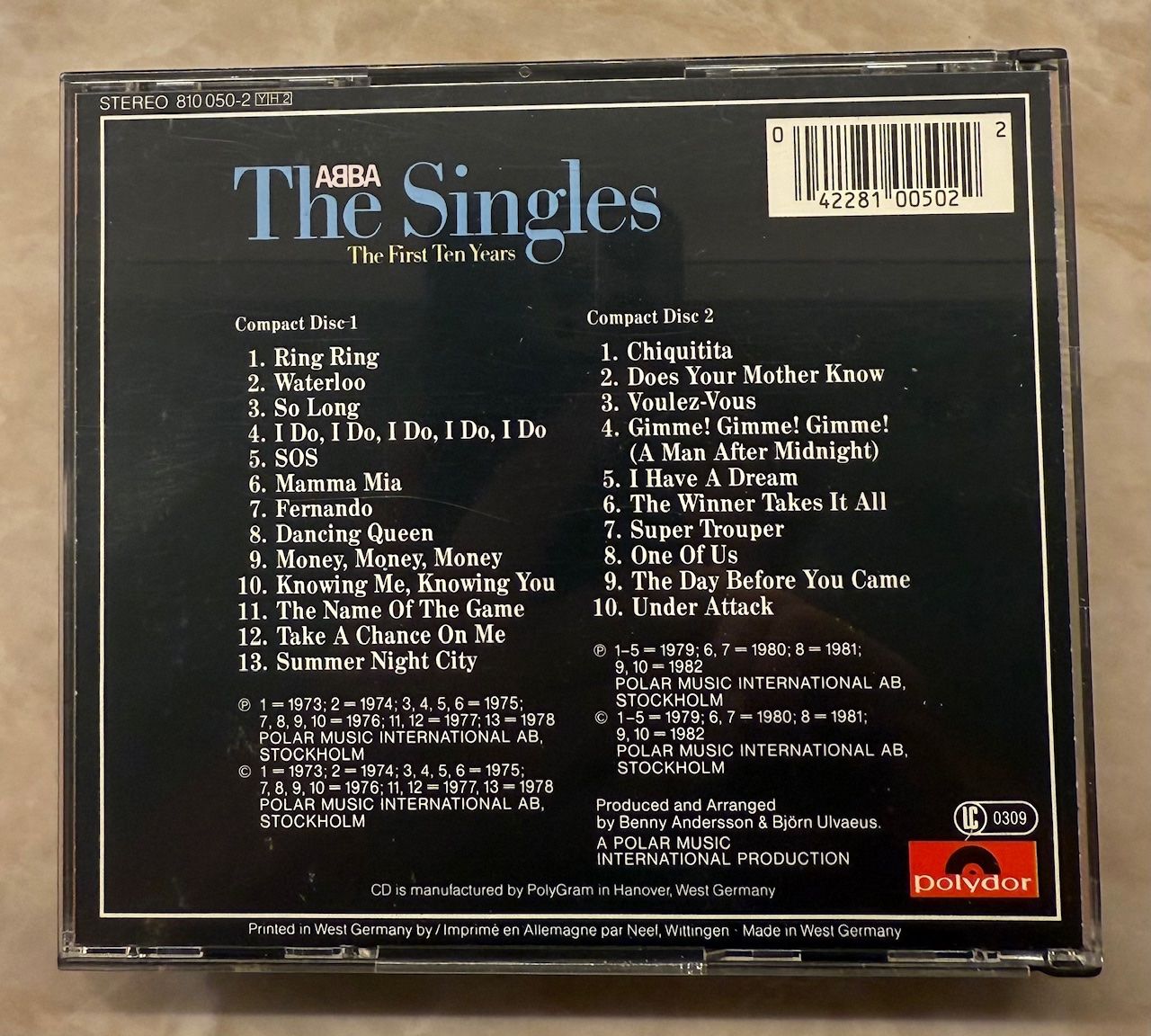 CDs: ABBA - The Singles - The First Ten Years – Gebraucht aus Liestal von  1