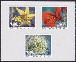 Satz SBK-Nr. 1424-1426 (Dauermarken Gemüseblüten 2012)