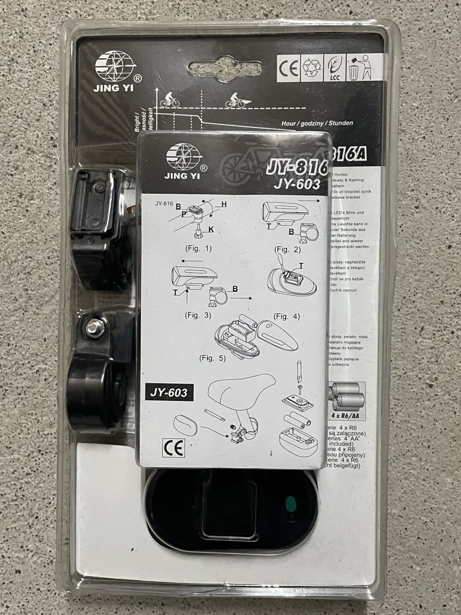 Pezzi di ricambio: Fahrradlampen-Set LED neu – Nuovo (secondo la descrizione) da Wil SG venduto da man_jcm5 1