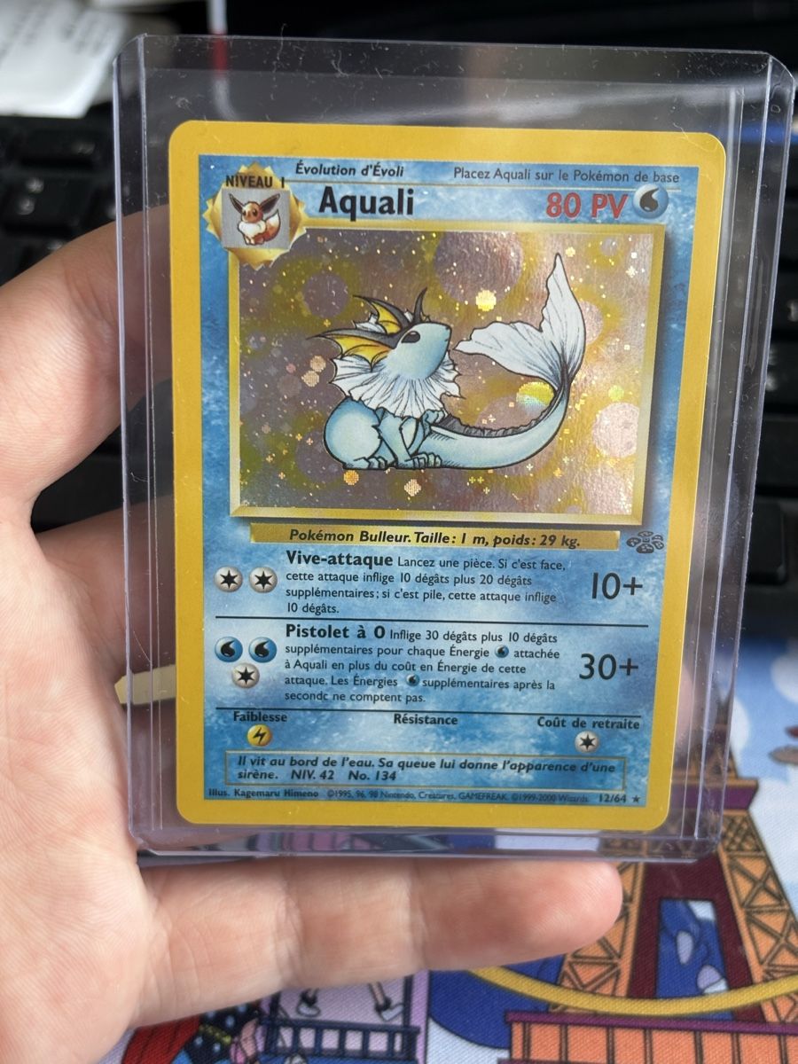 Pokémon Carte collezionabili: Aquali holo jungle FR edition 2 – Nuovo e nell'imballaggio originale da Puplinge venduto da Collection_Pokepi