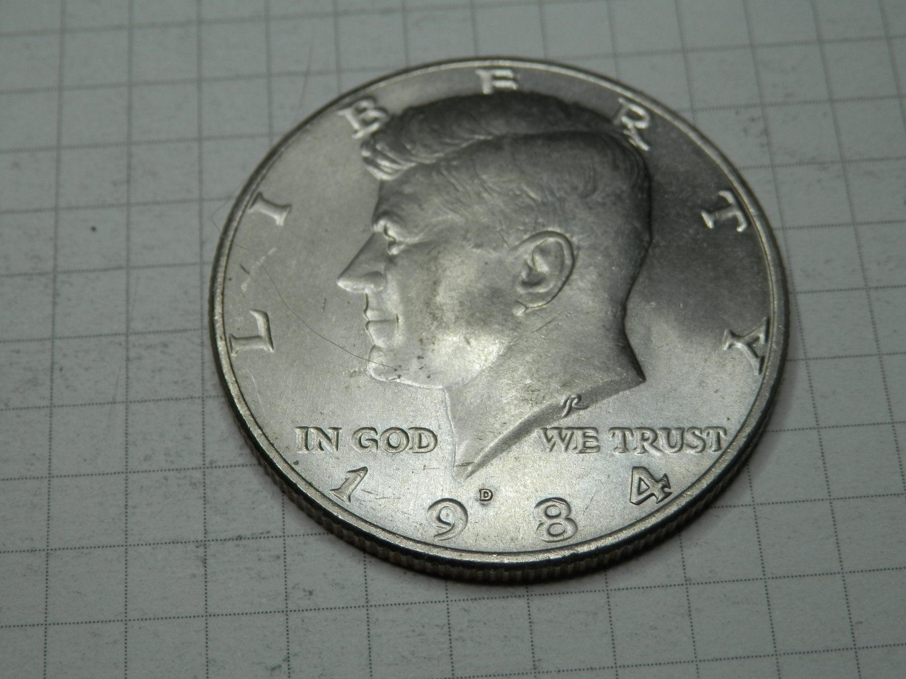 Toutes les monnaies: USA ½ Dollar, 1984 Kennedy Half Dollar – D'occasion à Weiach par weiach81