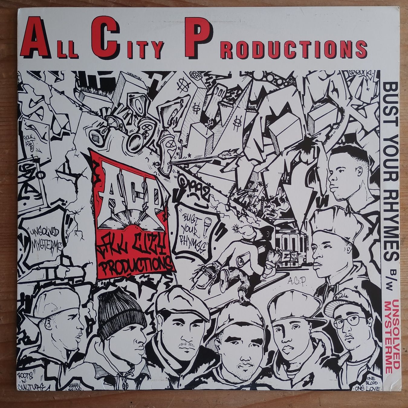Vinyles: All City Productions–Bust Your Rhymes 12" US-1992 VG+/VG(+) – D'occasion à münchenstein par karl_heinz_krasser