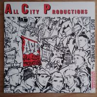 All City Productions–Bust Your Rhymes 12" US-1992 VG+/VG(+)