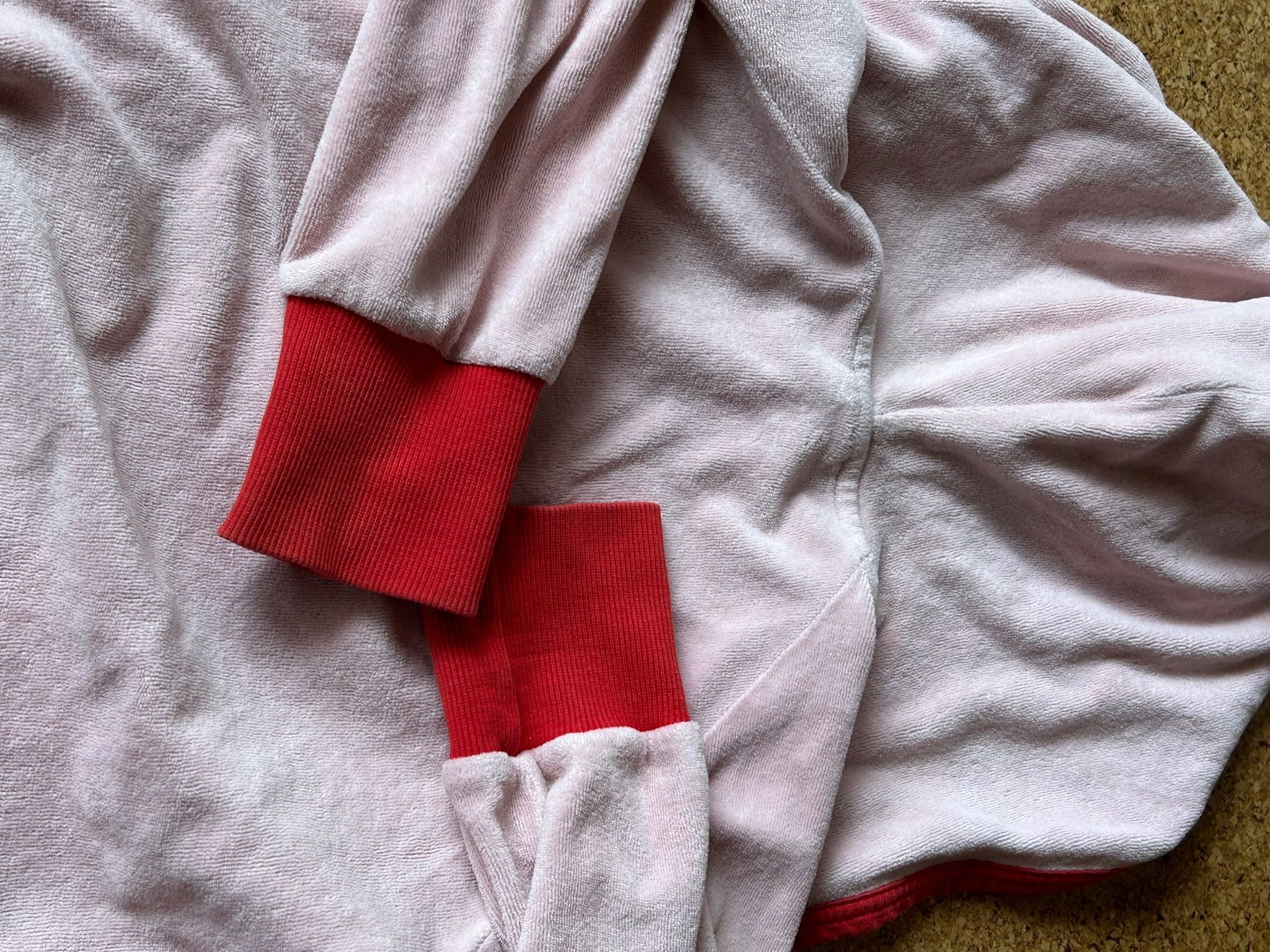 Jacken & Mäntel: Frottée Trainerjäggli ROSA-ROT RETRO 122/128 – Gebraucht aus Dittingen von Bellevista 4