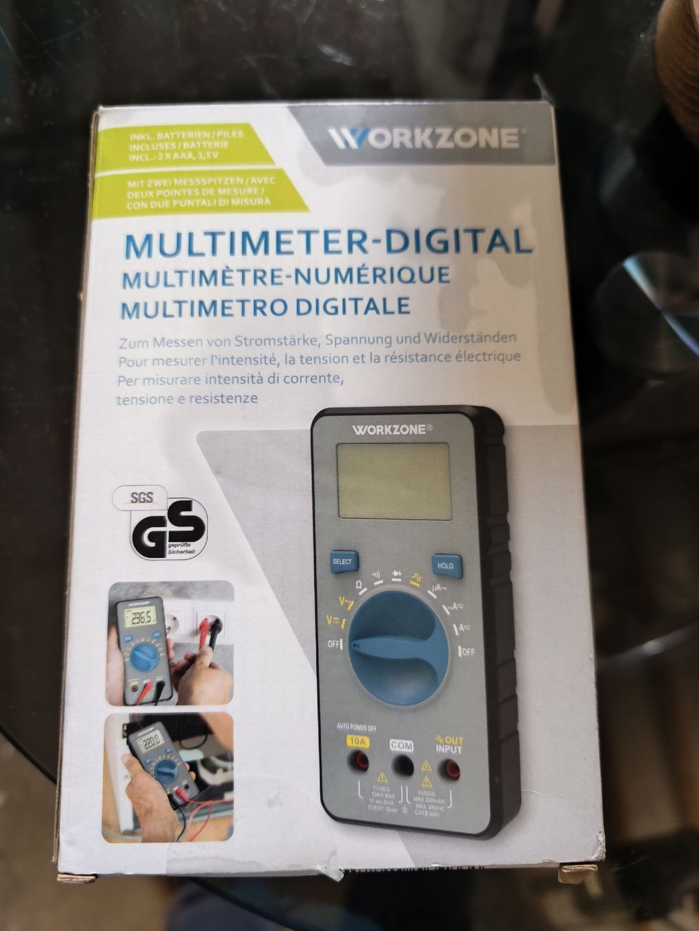 Mesurer: WORKZONE Multimeter Digital inkl. Batterien & Messspitzen  – Neuf avec emballage d'origine à Konolfingen par Bio-suisse 5