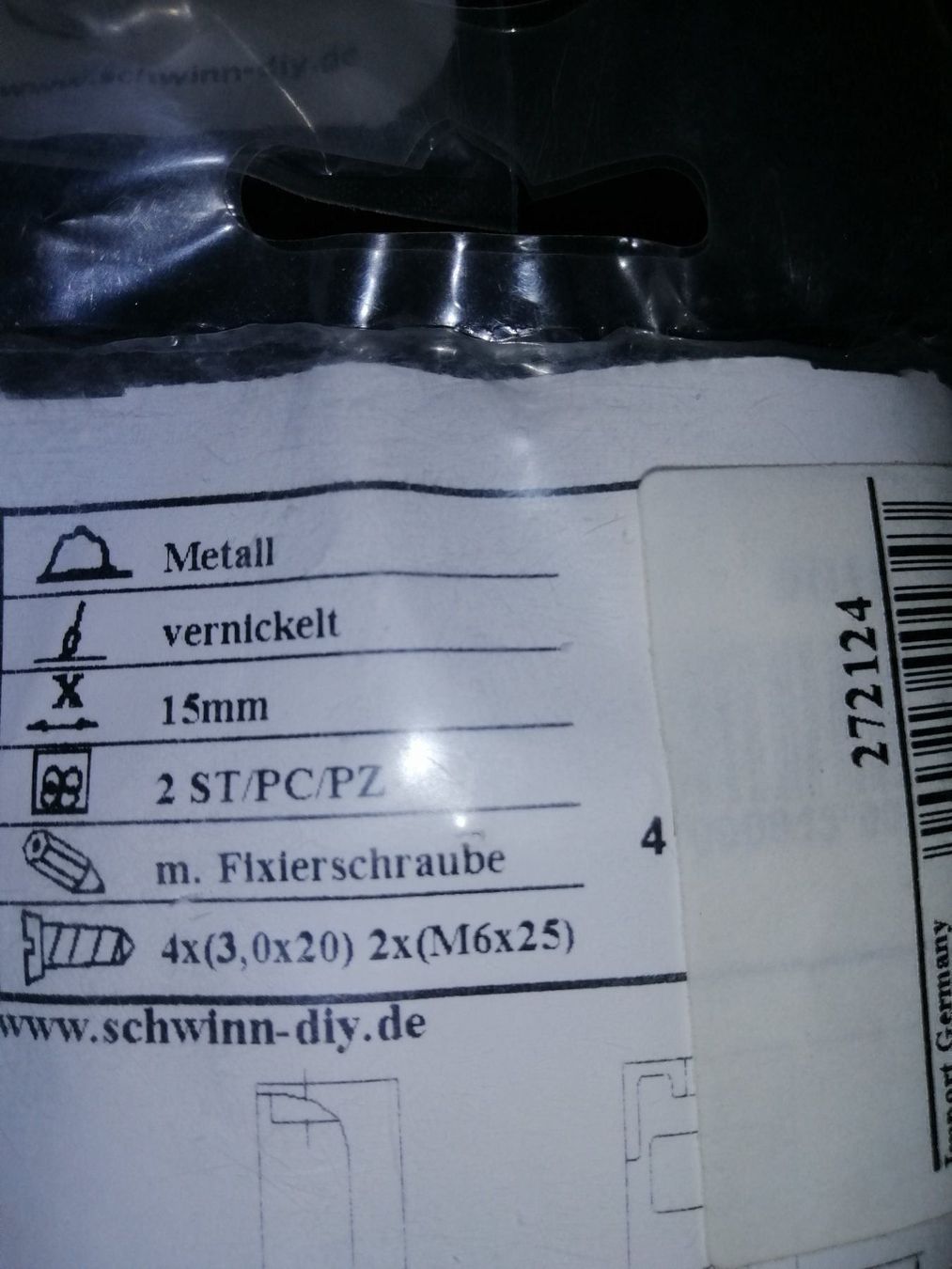Armadi: 7 Schrankstangen Halter – Nuovo e nell'imballaggio originale da Bellikon venduto da Anithom 3