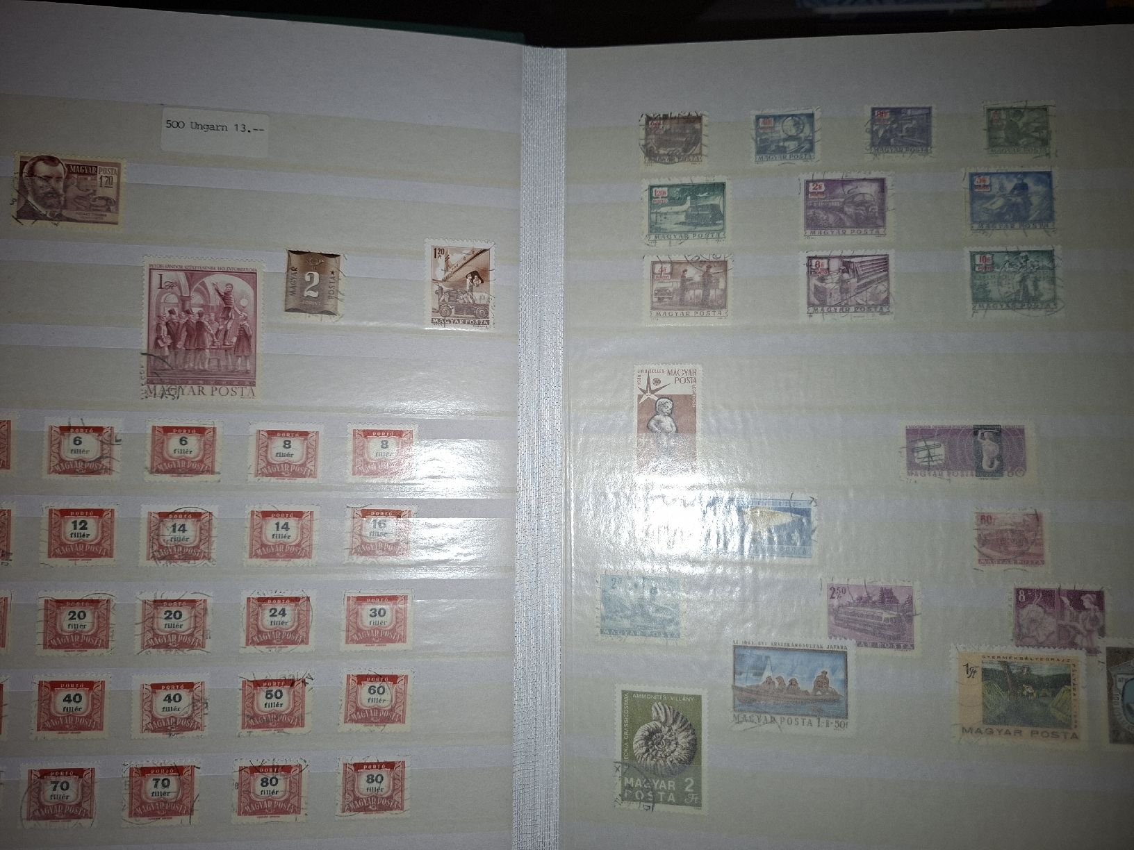 Alle Briefmarken: Briefmarkensammlung Castelrosso / Ungarn – Gebraucht aus Balgach von SIMEON27 8