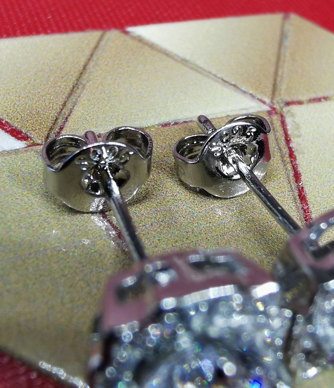 Orecchini pendenti & Orecchini a lobo: Boucles d'oreille argent avec zircons – Nuovo e nell'imballaggio originale da Reconvilier venduto da Tsma67 2
