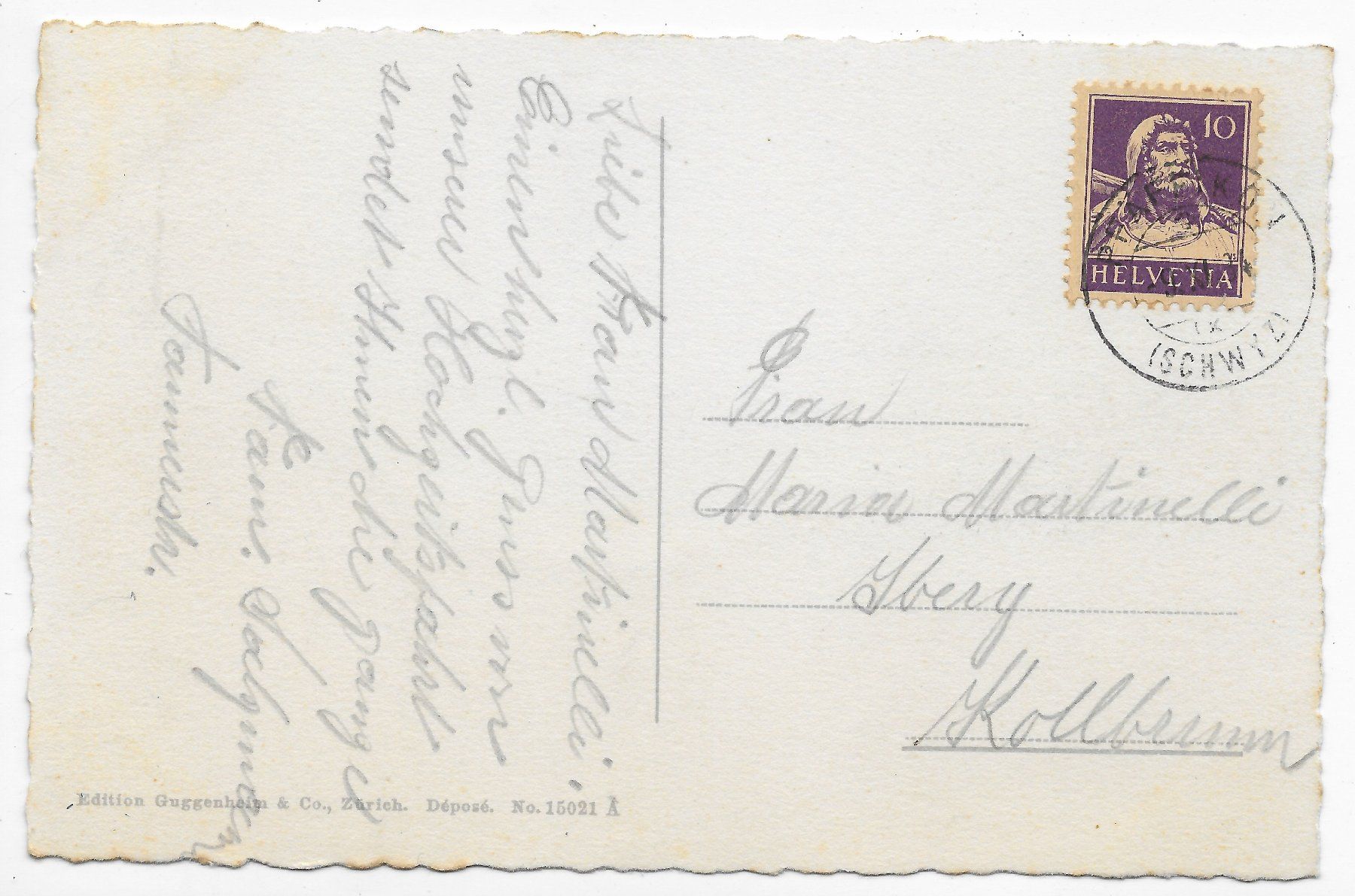 Cartoline postali: Hotel Sternen, Hurden – Usato da Hefenhofen venduto da Richsalz 1