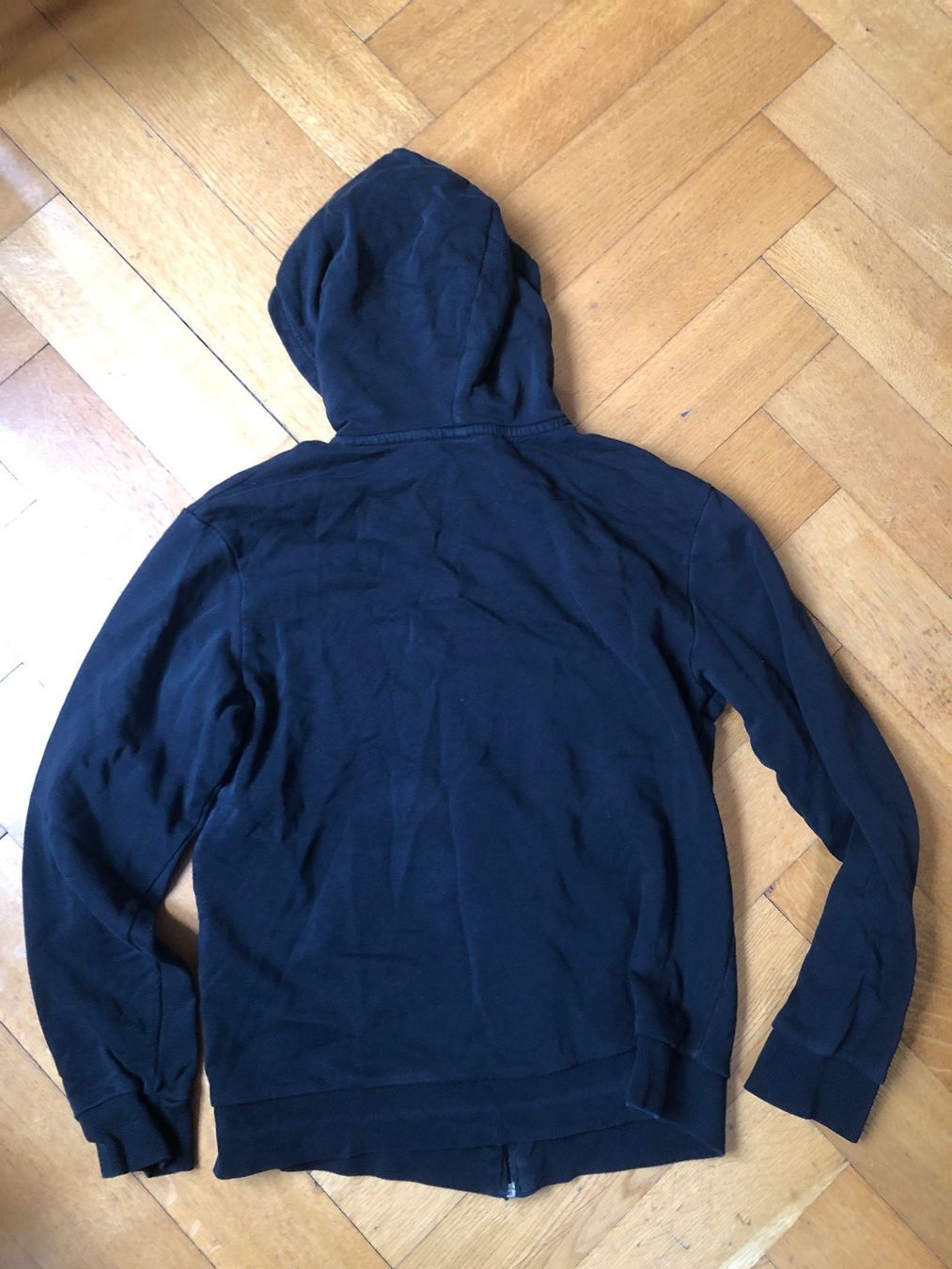 H&M Jacken & Mäntel: H&M Basic Sweatjacke Schwarz - Gr. 158/164 - Organic Cotton – Gebraucht aus Basel von Dasbrauchstdu 2