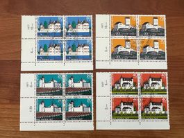 1977 PP  CH Erstag gest.Viererblock mit Tab  (K186)