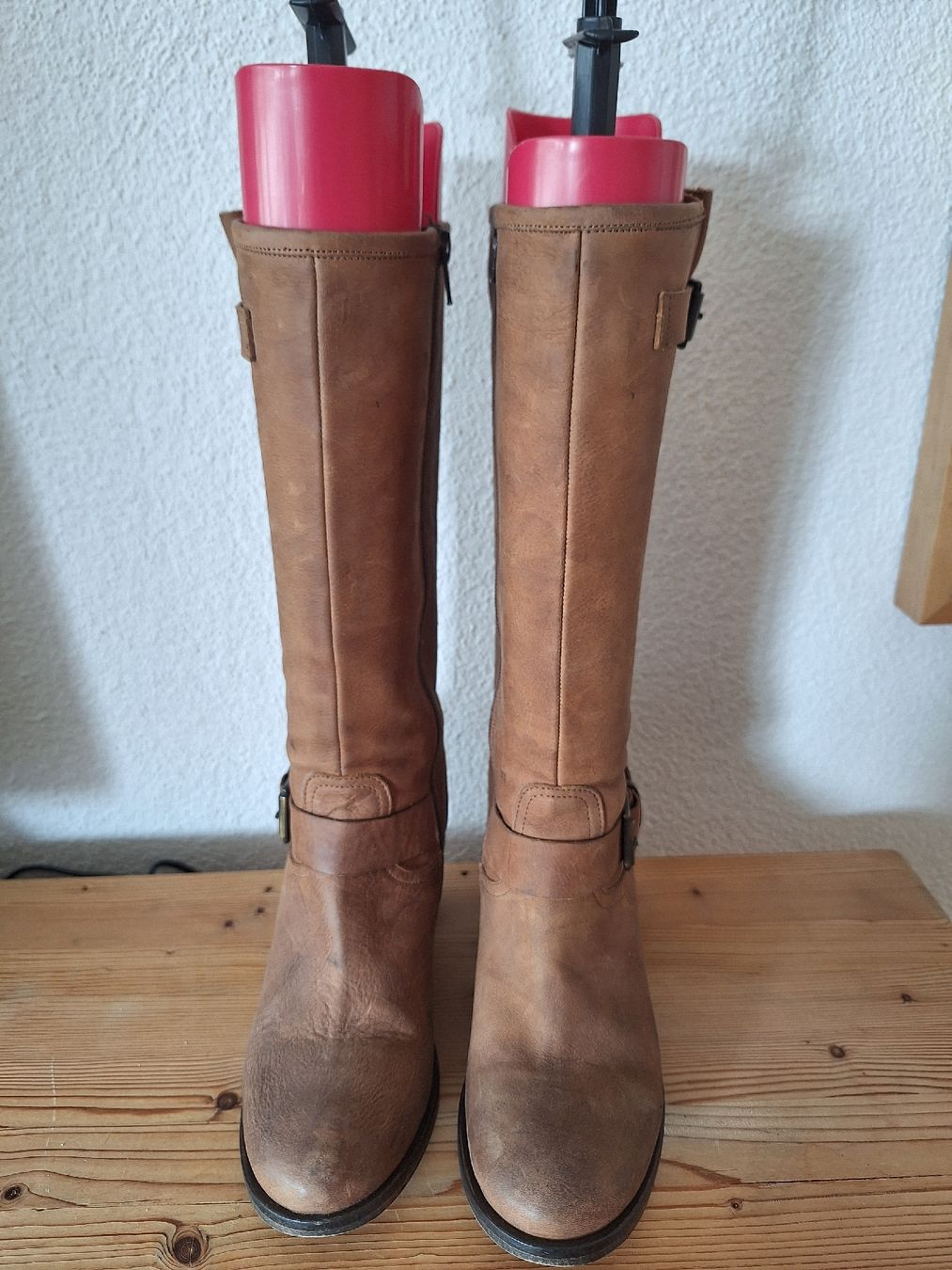 Damenschuhe: Leder Stiefel Gr. 38 – Gebraucht aus Bassersdorf von Makeje58