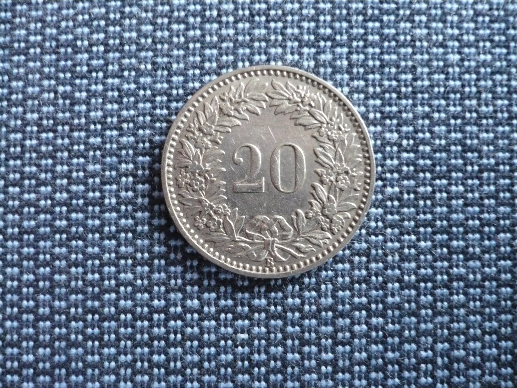 Tutti le monete: 20 Rappen 1925 – Usato da Winterthur venduto da kormorans 1