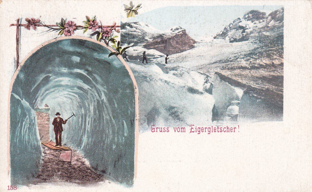 Cartoline postali: AK Eigergletscher BE (Gemeinde Lauterbrunnen BE) – Nuovo (secondo la descrizione) da Baar venduto da Asmara111